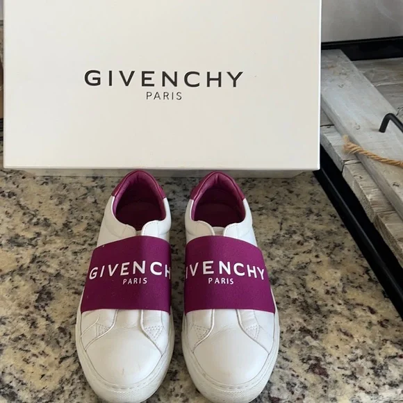 VIP【関税送料無料】希少 GIVENCHY PURPLE PINK SNEAKERS Size 7